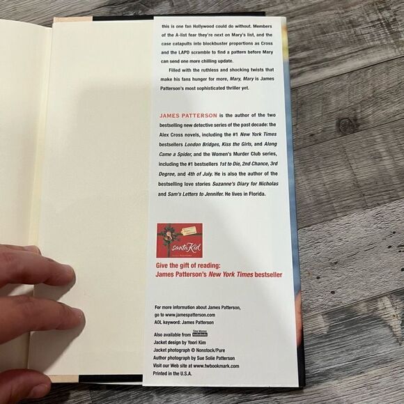 Mary Mary by James Patterson Hardback - Picture 4 of 5